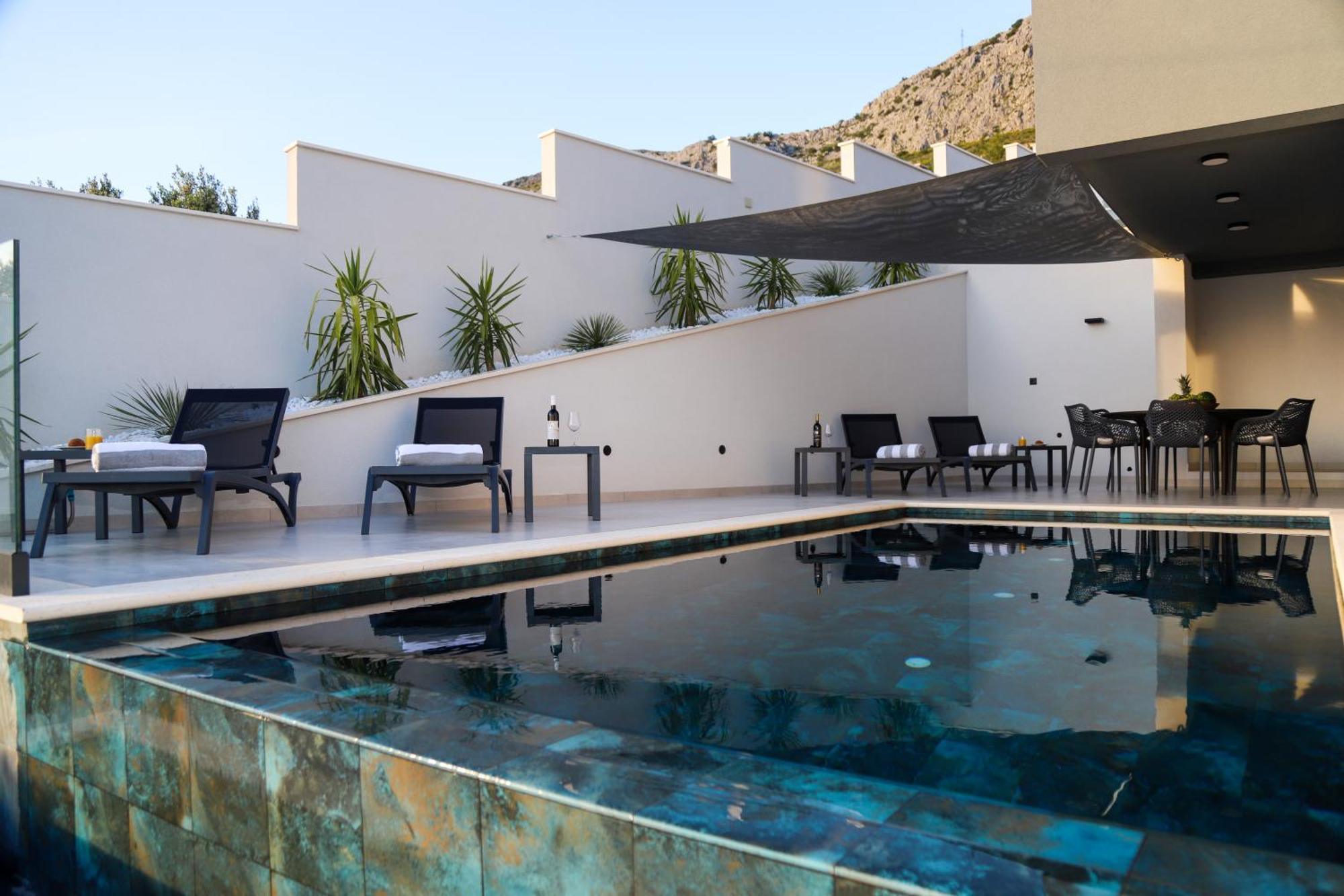Spectacular X With Heated Pool Overlooking Split And Sea Villa Podstrana